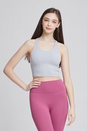 [Ultimate] CLWT4029 Fresh All Day Bra Top Gray Silver, Gym wear,Tank Top, yoga top, Jogging Clothes, yoga bra, Fashion Sportswear, Casual tops For Women _ Made in KOREA